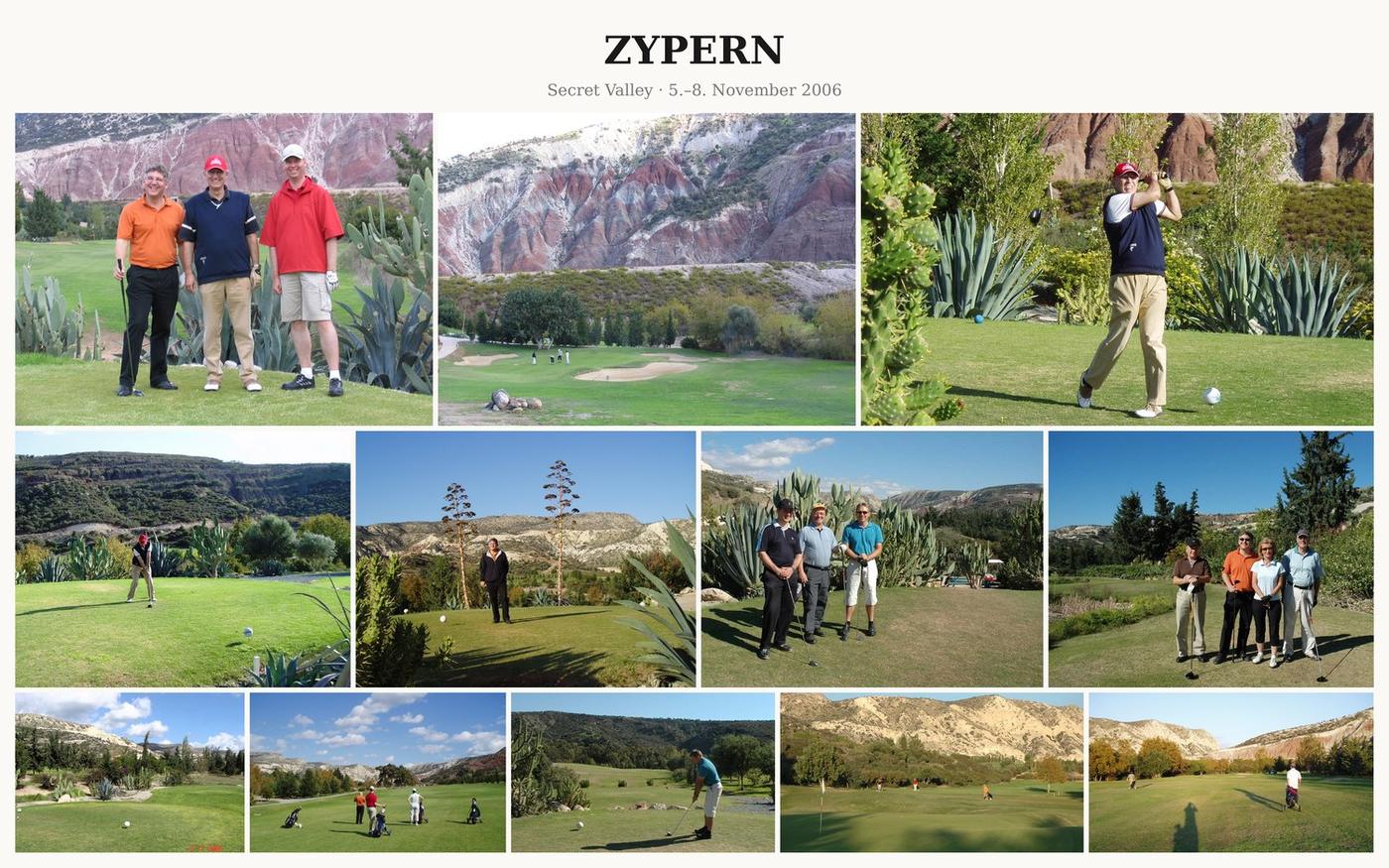 Fotocollage Zypern: Secret Valley